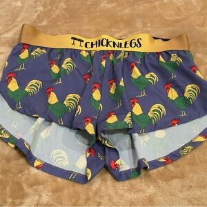 Women's ChickNLegs Rooster Athletic Shorts